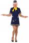 Preview: Stewardess Männerkostüm ohne Halstuch
