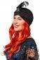 Preview: Turban-Hut mit Feder