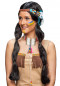 Preview: Perücke Indianerin mit Kopfschmuck