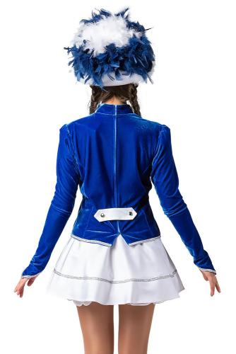 Gardekostüm Blau/Weiß