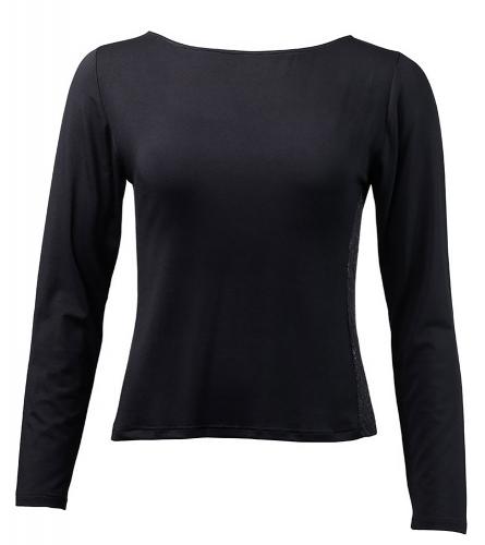 Langarmshirt Phila mit Spitzeneinsatz, Werner Kern Dancewear