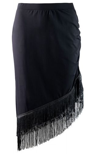 Asymmetrischer Fransenrock Oya, Werner Kern Dancewear