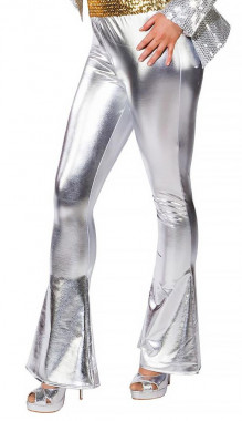 Damen Schlaghose Metallic