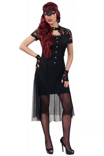 Gothic-Kleid Vokuhila