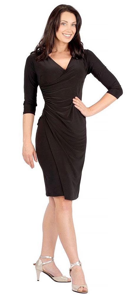 Rumpf Damenkleid mit 3/4-Ärmel
