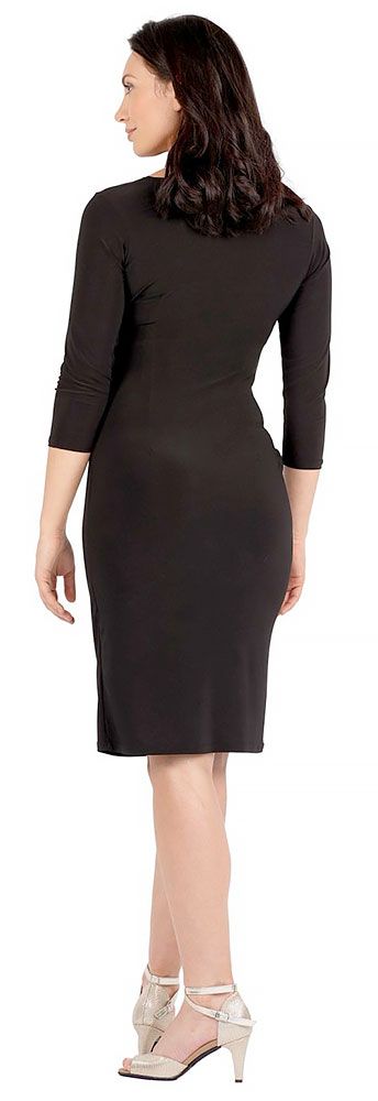 Rumpf Damenkleid mit 3/4-Ärmel