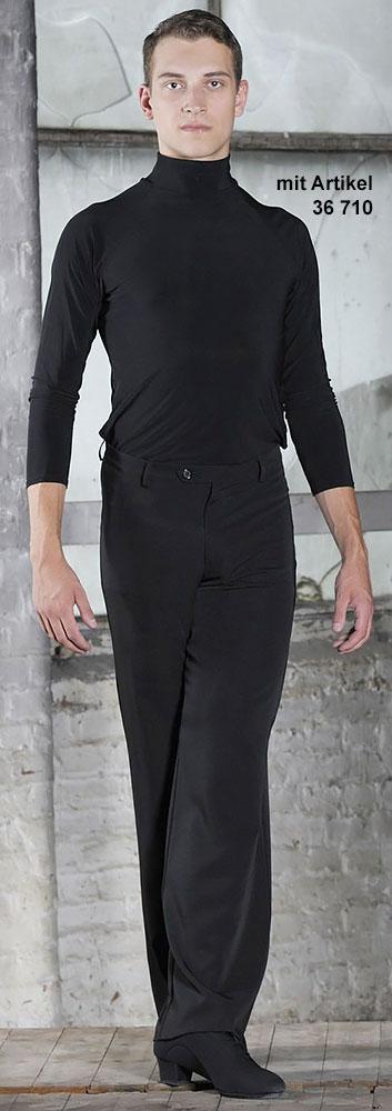 Rumpf Herren-Tanzhose mit Gürtelschlaufen Milano