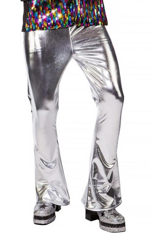 Herren Schlaghose Metallic