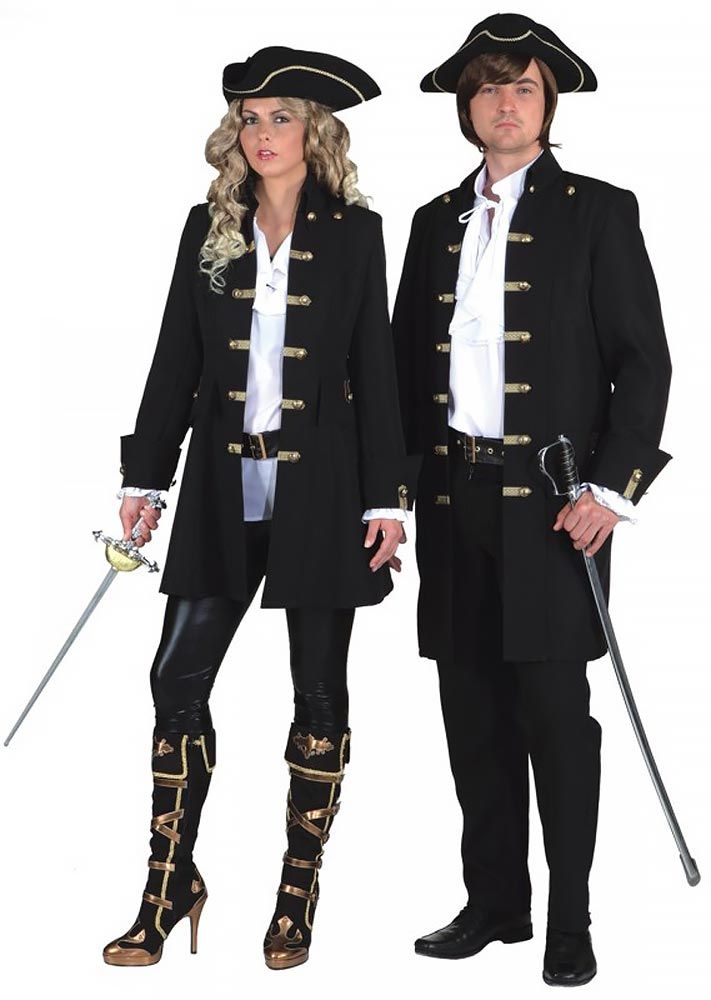 Wildleder Piratenmantel de Luxe