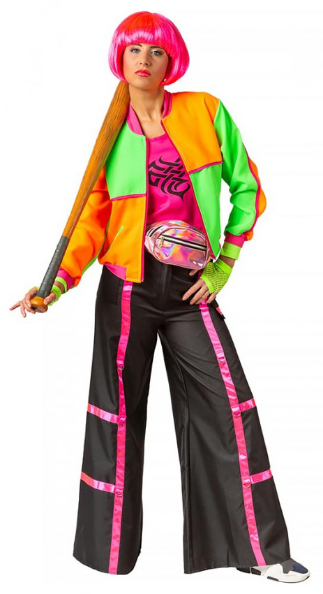 Blousonjacke 80er Neon