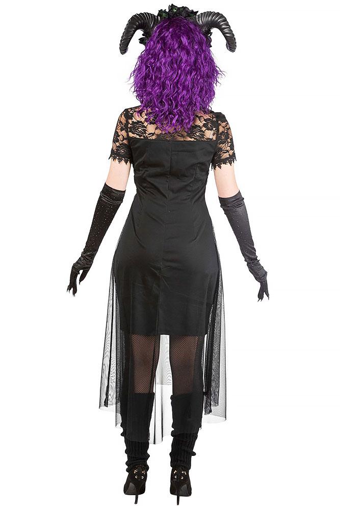 Gothic-Kleid Vokuhila