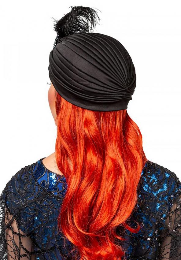 Turban-Hut mit Feder