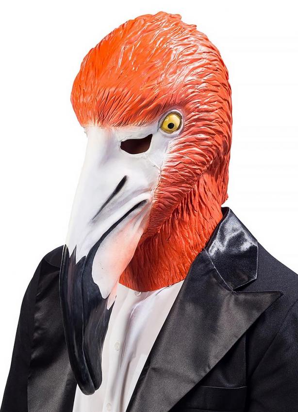 Maske Flamingo