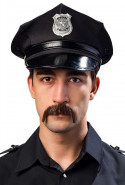 Police Mütze Schwarz